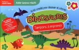 Coffret Dinosaures: Tampons à imprimer