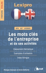 Les mots clés de l'entreprise et de ses activités : français-anglais